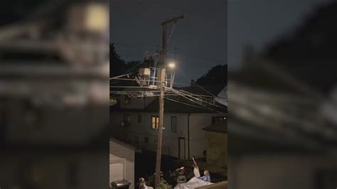 WATCH: Bridgeport neighbors come together to rescue cat sitting on power lines